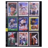 Lot, 9 signed baseball cards: Tanana (3); Trout