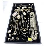 Lot, fashion jewelry, including gold filled