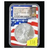 2021-P American Silver Eagle, NGC slab certified