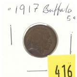 1917 Buffalo nickel