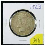 1923 Peace dollar