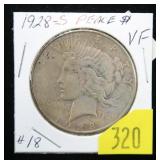 1928-S Peace dollar
