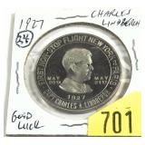 Charles Lindbergh token
