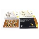 x3- 2012-14 Proof Presidential dollar sets, -x3