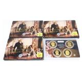 x3- 2007 Proof Presidential dollar sets, -x3 sets,