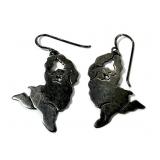 Sterling silver dancing bear shepherd hook