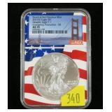 2021-S American Silver Eagle, NGC slab certified
