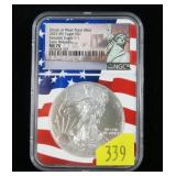 2021-W American Silver Eagle, NGC slab certified
