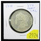 1878 8-T.F. Morgan dollar, Proof-Like