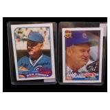 Lot, 2 Don Zimmer signed baseball cards- see