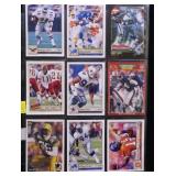 Lot, 9 Football Cards, see photos