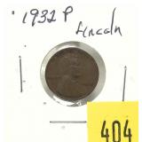 1932 Lincoln cent