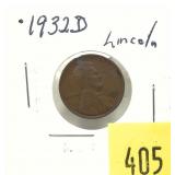 1932-D Lincoln cent