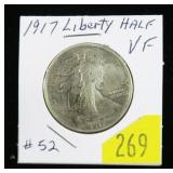 1917 Walking Liberty half dollar