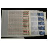 Lot, U.S. Mint Sheets, Face Value $35