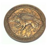 Bronze table medal