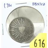 1861 Mexican 2 reales