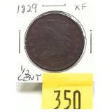 1829 U.S. half cent