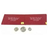 x2- 1976 Bicentennial 3-piece Mint sets, -x2 sets,