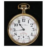 Lake Shore 21-jewel open face pocket watch with