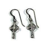 Sterling silver Celtic cross shepherd hook