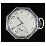 Elgin Model 2 7-jewel 12 size open face sidewinder