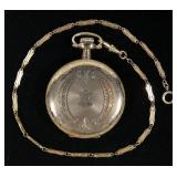 Elgin Model 6 15-jewel 16 size hunter case pocket
