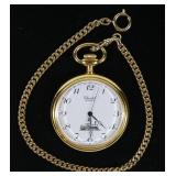 Chantel Swiss made quartz open face pocket watch