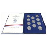 America First pewter medal set