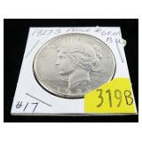 1927-S Peace dollar, gem BU