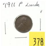 1911 Lincoln cent