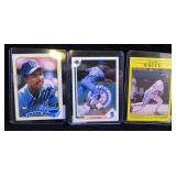 Lot, 3 Frank White signed baseball cards- see