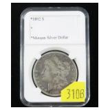 1892-S Morgan dollar