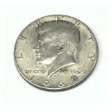 1969 Half dollar, 40% silver