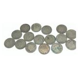 x15- Liberty nickels, -x15 nickels, Sold by the
