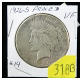 1926-S Peace dollar