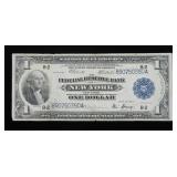 $1 National Currency New York, series of 1918