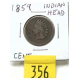1859 Indian Head cent