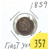 1859 Indian Head cent