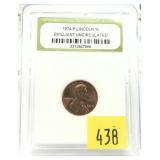 1974 Lincoln cent, Unc.