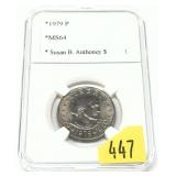 1979 Susan B. Anthony dollar, Unc.