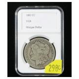 1883-CC Morgan dollar, VG-8