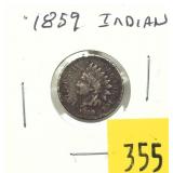 1859 Indian Head cent
