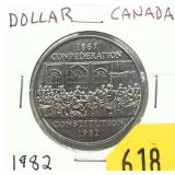 1982 Canadian dollar