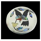 Sanford Edaakie, Zuni sterling silver multi-stone