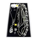 Lot, assorted rhinestone fashion jewelry