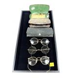 Lot, gold filled eyeglasses, 6 pairs