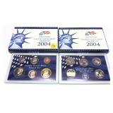 x2- 2004 Proof sets, -x2 sets, Sold by