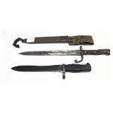 Lot: Bayonet and scabbard and Bayonet