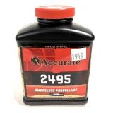 1 lb bottle of Accurate 2495 smokeless propellant,
